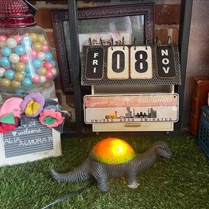 Vintage Dinosaur Lamp